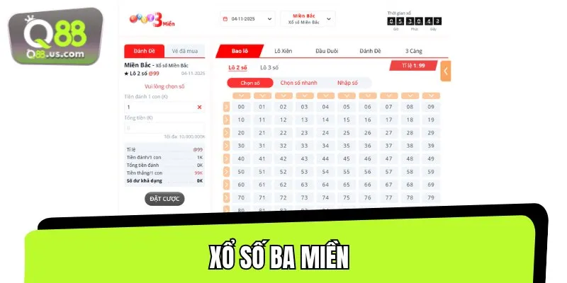 Xổ số ba miền có lẽ đã quá quen thuộc với cược thủ Việt